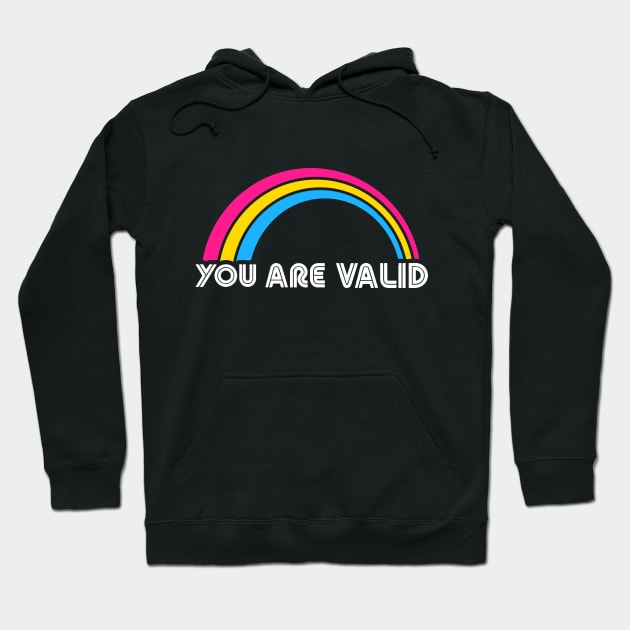 You Are Valid Pansexual LGBT Pride Lgbtq Pride Month Equality T-Shirt Human Rights Queer Liberal Hoodie by NickDezArts